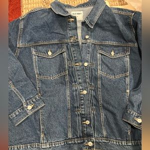 Old Navy woman’s denim jean‎ jacket NWT